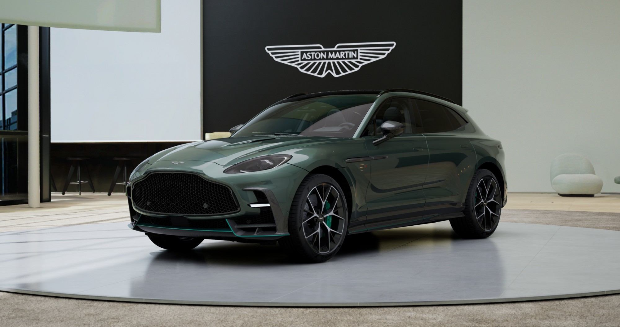 Aston Martin DBX S Alloro Green
