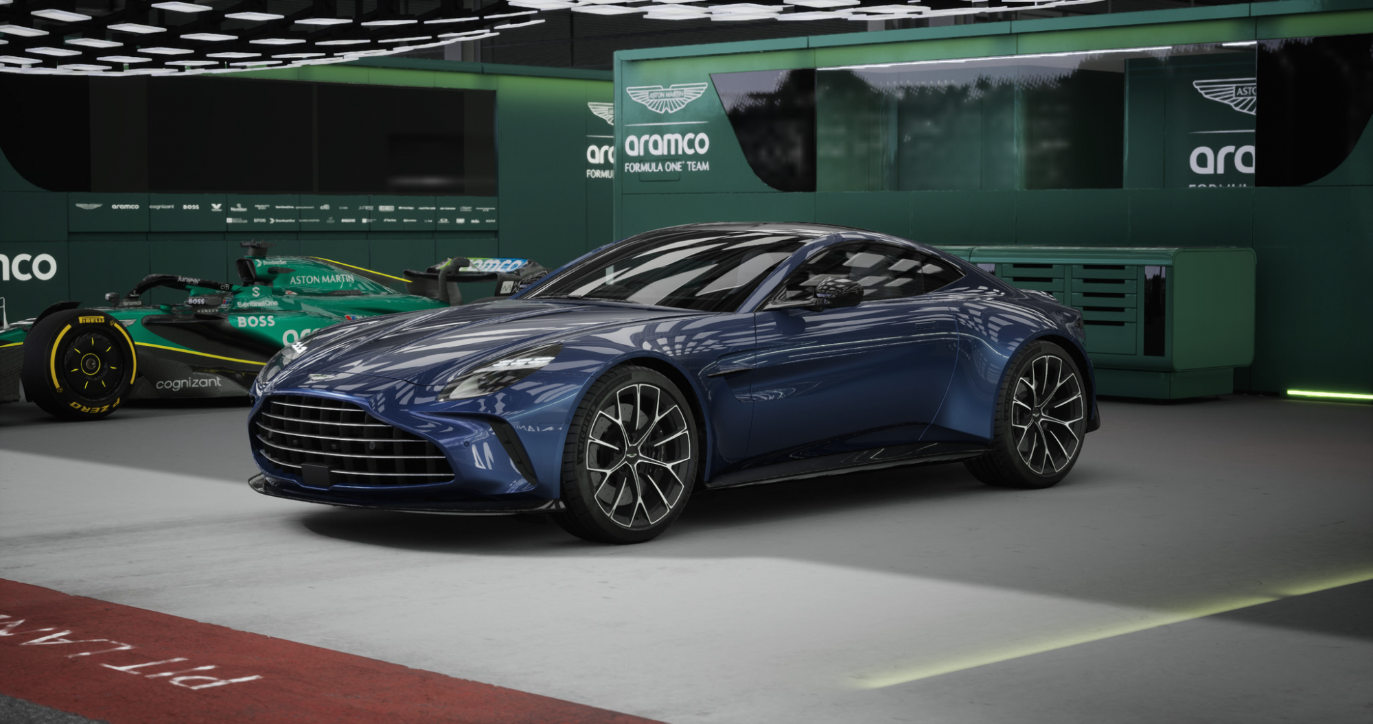 Aston Martin Vantage Seychelles Blue