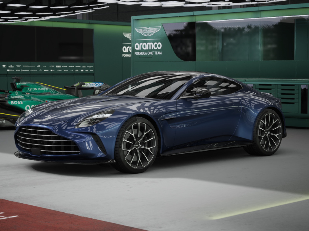 Aston Martin Vantage Seychelles Blue